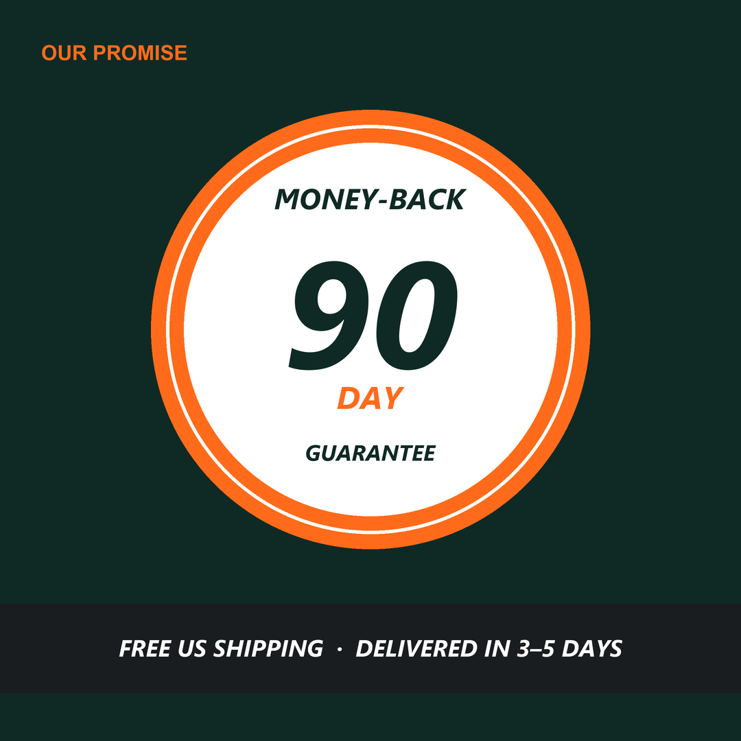 Dog Dock 90-day money-back guarantee and Free US Shipping