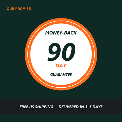 Dog Dock 90-day money-back guarantee and Free US Shipping